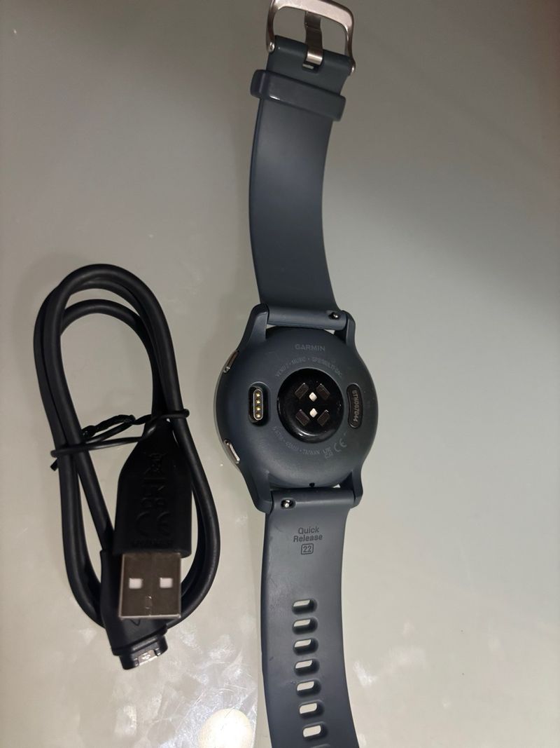 Smartwatch Garmin Gris/Azul Marino afbeelding 2