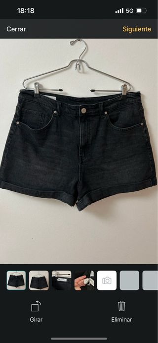 Shorts vaqueros Zara T46 negros