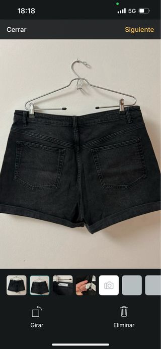 Shorts vaqueros Zara T46 negros