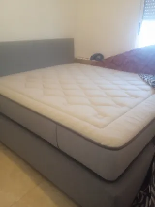 Cama Matrimonial Gris