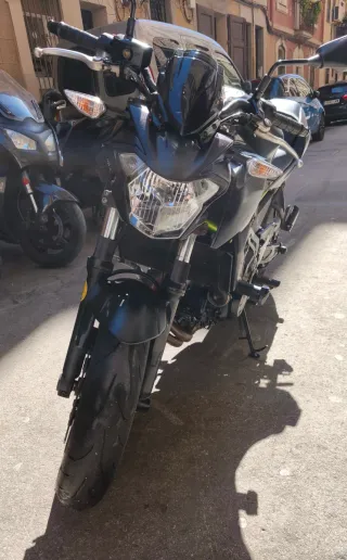 Kawasaki Z650 Negra y Verde limitada A2