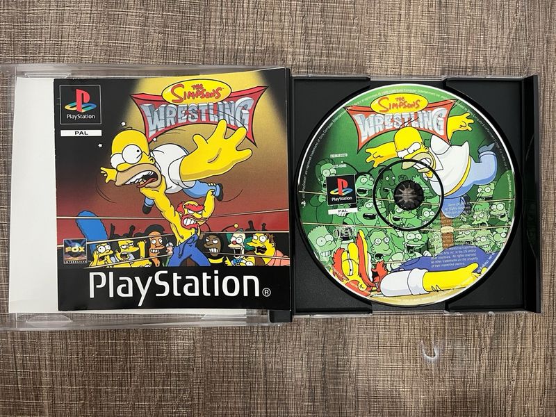 The Simpsons Wrestling PS1 afbeelding 2