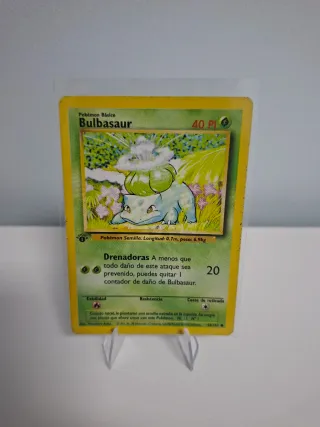 Carta Pokémon Bulbasaur 40 HP