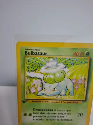 Carta Pokémon Bulbasaur 40 HP
