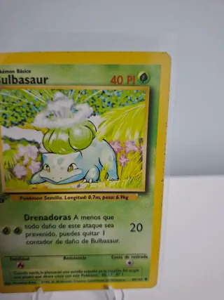 Carta Pokémon Bulbasaur 40 HP