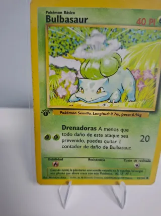 Carta Pokémon Bulbasaur 40 HP