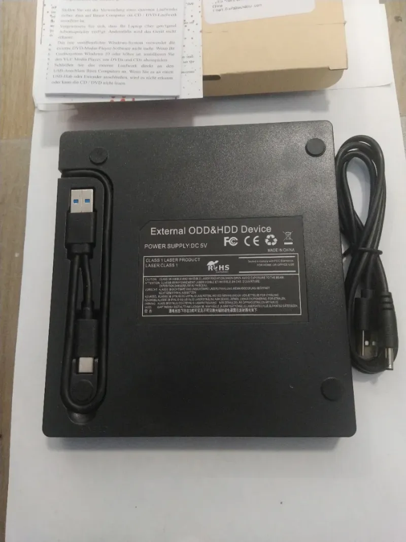 Lector Grabador DVD Externo USB afbeelding 3