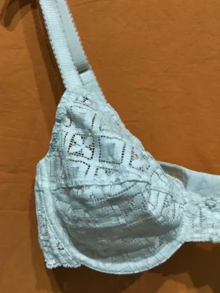 Reggiseno pizzo bianco 3B