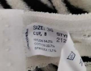 Reggiseno pizzo bianco 3B