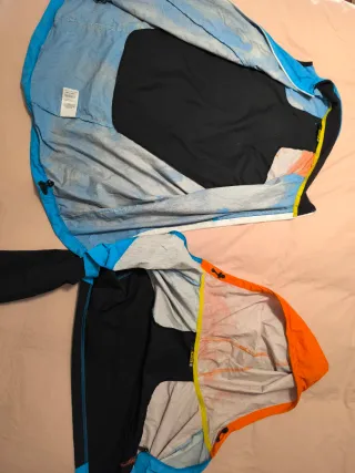 Chubasquero Ciclismo Naranja/Azul MAVIC