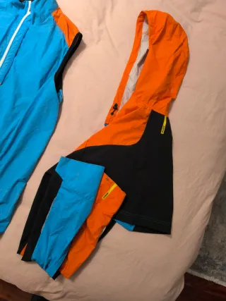 Chubasquero Ciclismo Naranja/Azul MAVIC