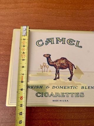 Scatola Metallo Vintage Camel Sigarette