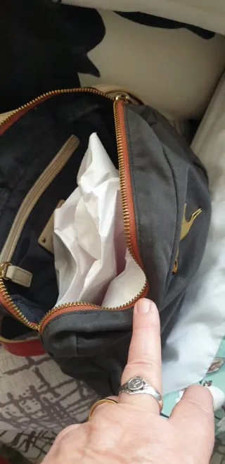 Bolso Bimba y Lola Negro y Beige