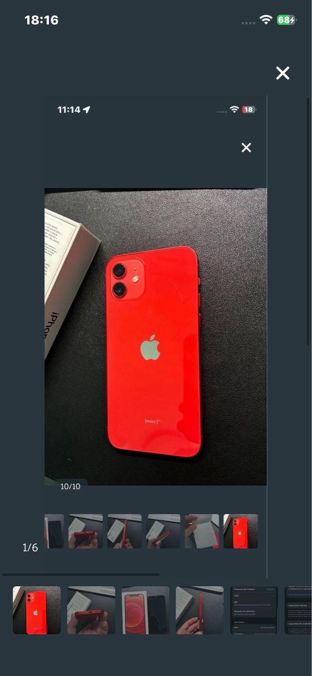 iPhone 12 Rojo