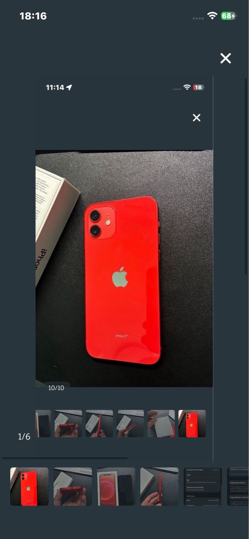 iPhone 12 Rojo