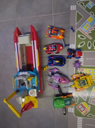 Barco Patroller y Vehículos Aqua Pups Paw Patrol