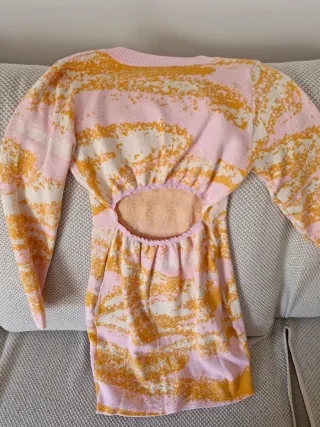 Vestido corto NUEVO estampado multicolor