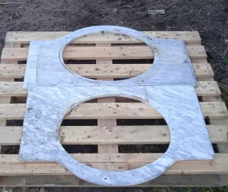 Encimera de mármol para baño