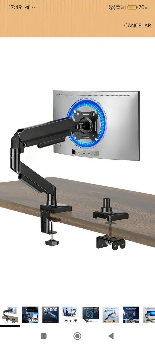 Soporte de pantalla pc ajustable