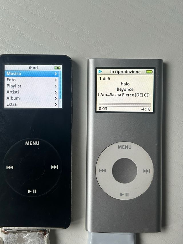 Sorteo 2 iPod Apple negro y plateado