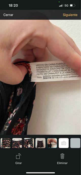 Falda pantalón Stradivarius floral