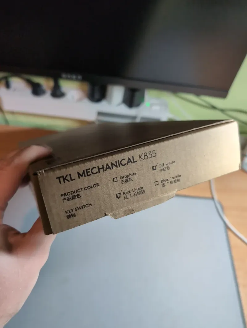 Logitech K835 TKL QWERTY ANSI Blanco Switch Red afbeelding 9