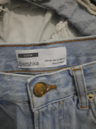 Lote 3 bermudas vaqueras Bershka