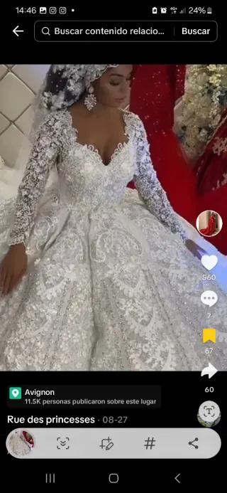 Vestido de Novia Blanco