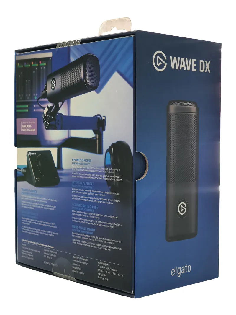 Micrófono Elgato Wave DX Negro afbeelding 2