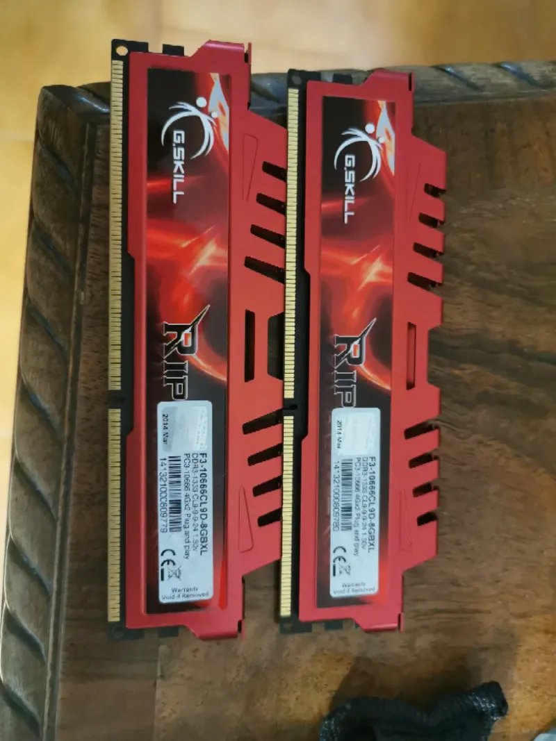 8GB DDR3 G.Skill RAM (2x4GB)