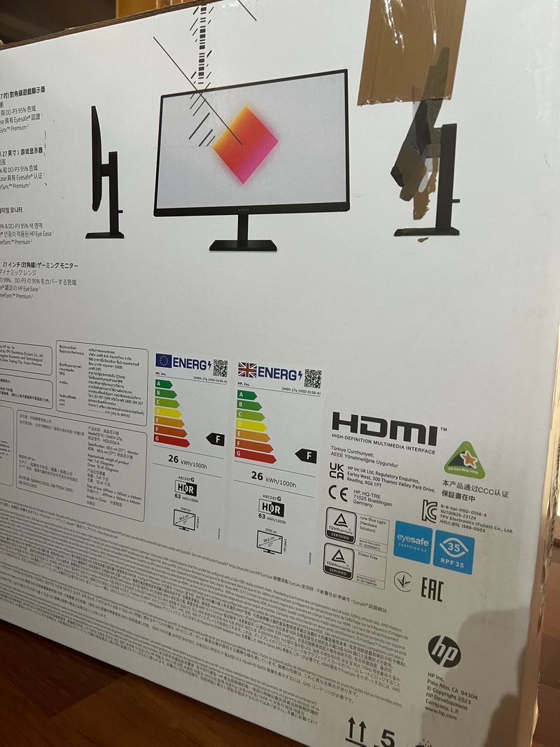 Monitor Gaming OMEN 27q QHD 165Hz IPS afbeelding 2
