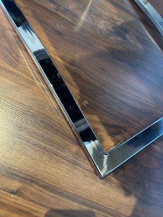 Mesa Comedor Cristal y Acero