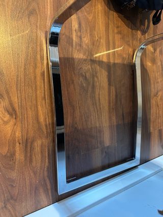 Mesa Comedor Cristal y Acero