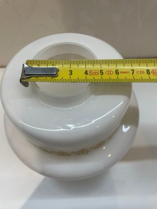 Tulipa Cristal Opalino Vintage Años 70