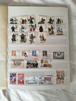 Álbum Colección Sellos Usados España