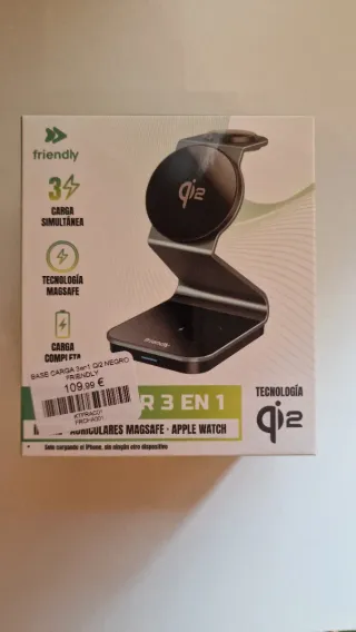 Cargador magsafe 3 en 1 iphone