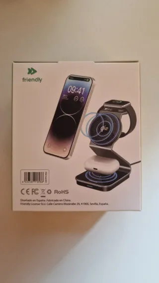 Cargador magsafe 3 en 1 iphone