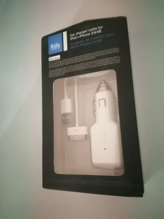 Cargador Coche iPhone/iPod + Cable 1.5m