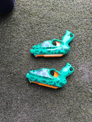 Pistolas de juguete camuflaje verde