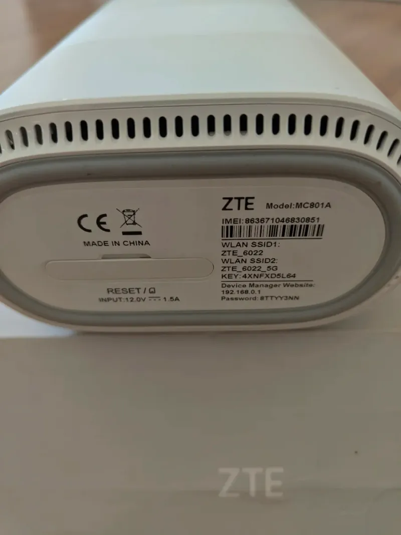 Router 5G ZTE MC801A afbeelding 4