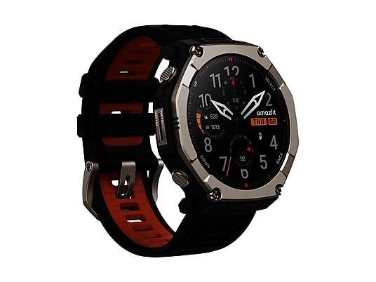 Amazfit T-Rex Ultra 2 Smartwatch Nero/Argento