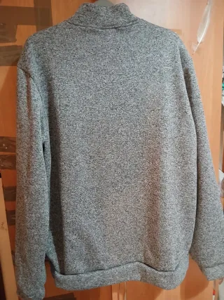 Sudadera XXL Media Cremallera Verde