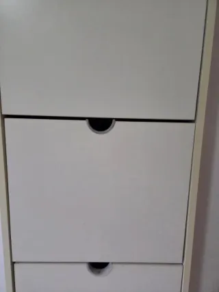 Zapatero Ikea Blanco 4 compartimentos