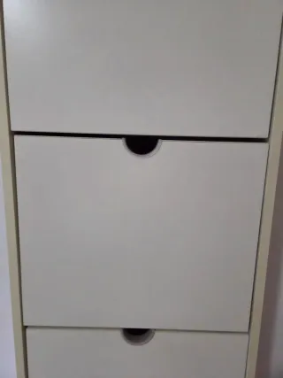 Zapatero Ikea Blanco 4 compartimentos