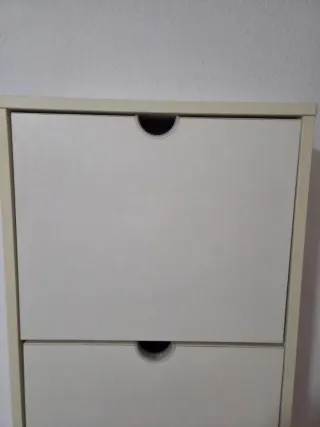 Zapatero Ikea Blanco 4 compartimentos