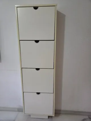 Zapatero Ikea Blanco 4 compartimentos