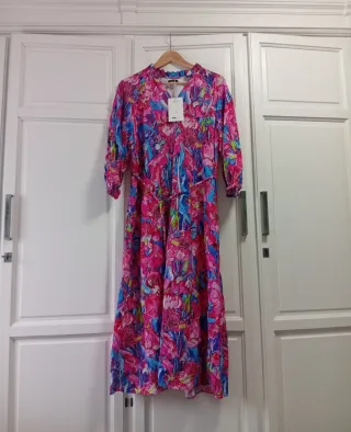 Vestido estampado de Motf (Shein)