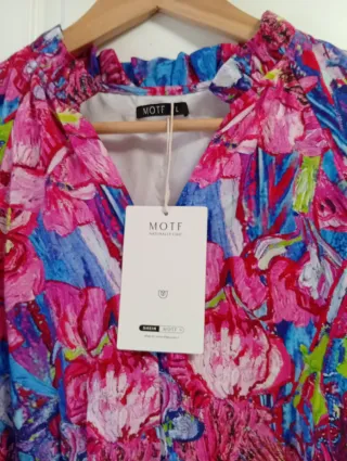 Vestido estampado de Motf (Shein)