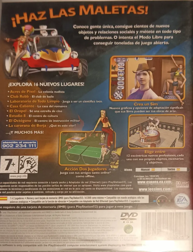 Los Sims Toman la Calle PS2 Platinum afbeelding 2