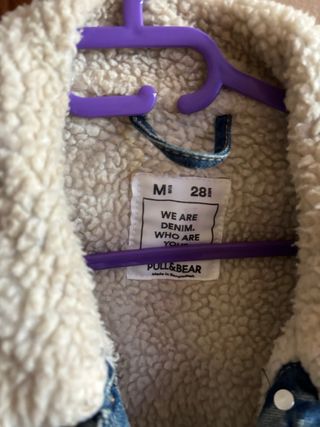 Chaqueta tejana Pull&Bear forrada Talla M